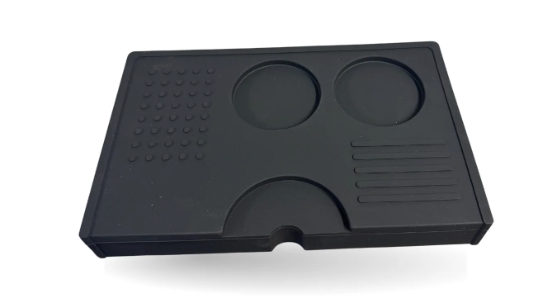 Tamp Mat large with lip over bench